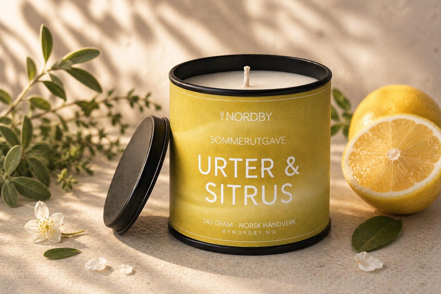 Urter & Sitrus -Duftlys 240g